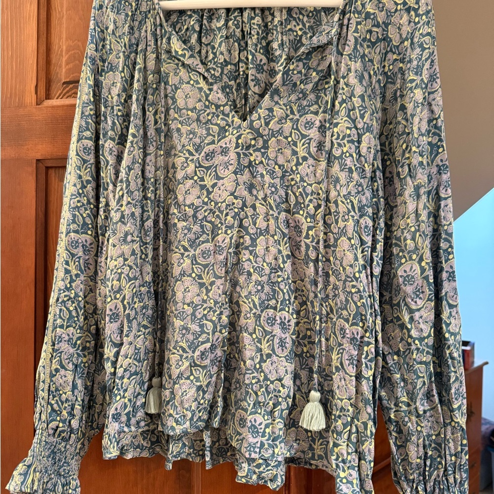 Omika Riviera Blouse with tassels